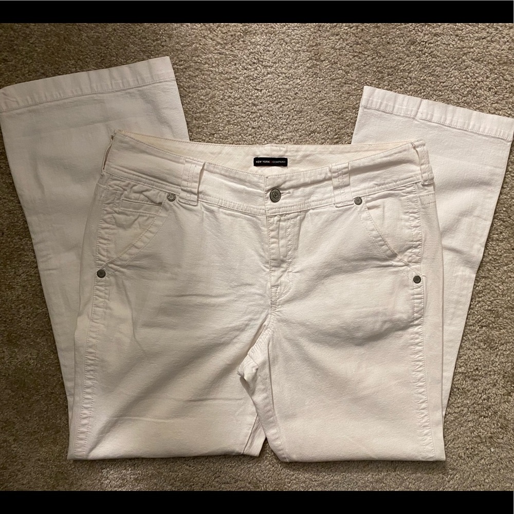 NY&Co White Jeans